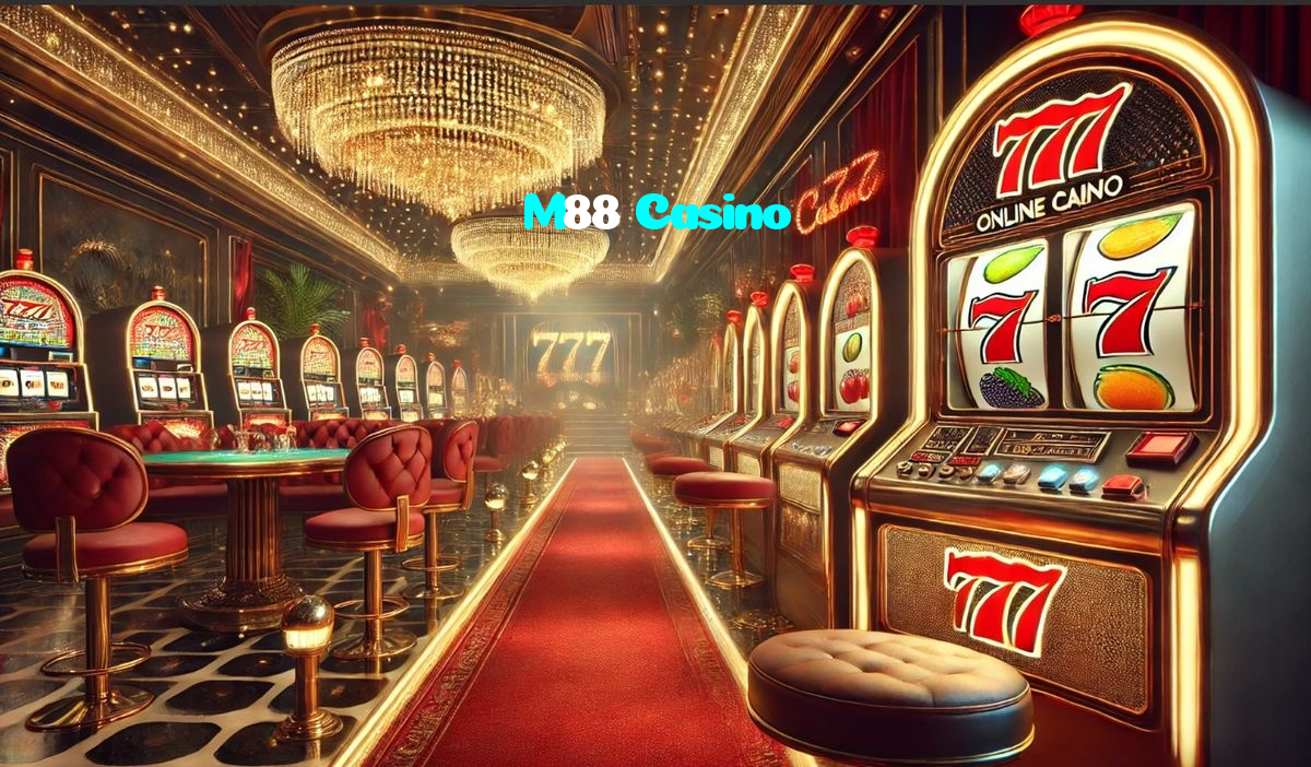 M88 Casino casino presented on mobile device in Pakistan with slots and live games