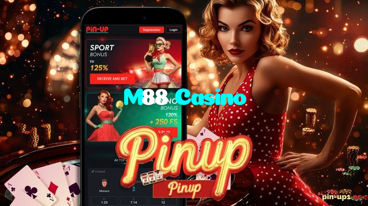 M88 Casino casino presented on mobile device in Pakistan with slots and live games